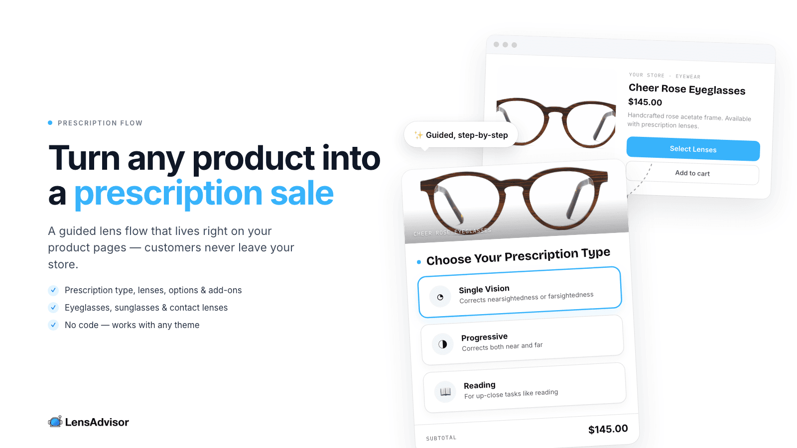LensAdvisor: Prescription Lens screenshot 1