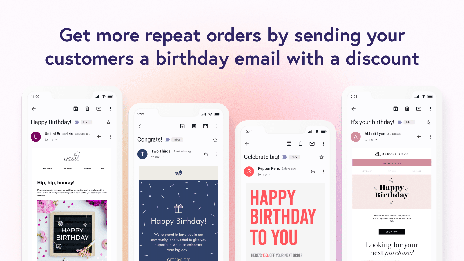 Happy Birthday Emails by UW screenshot 2