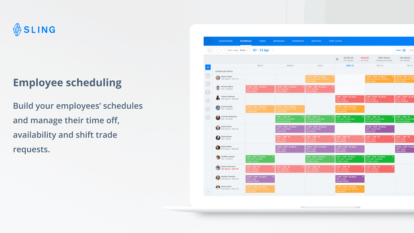 Sling: Scheduling & Time clock screenshot 2