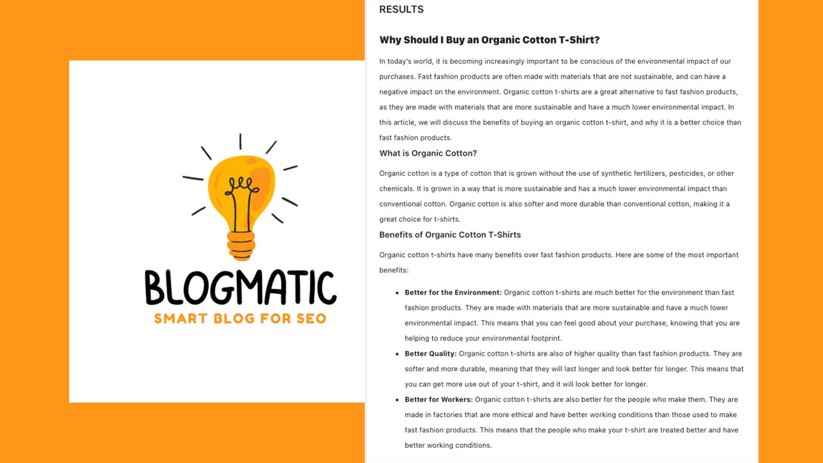 Blogmatic screenshot 2