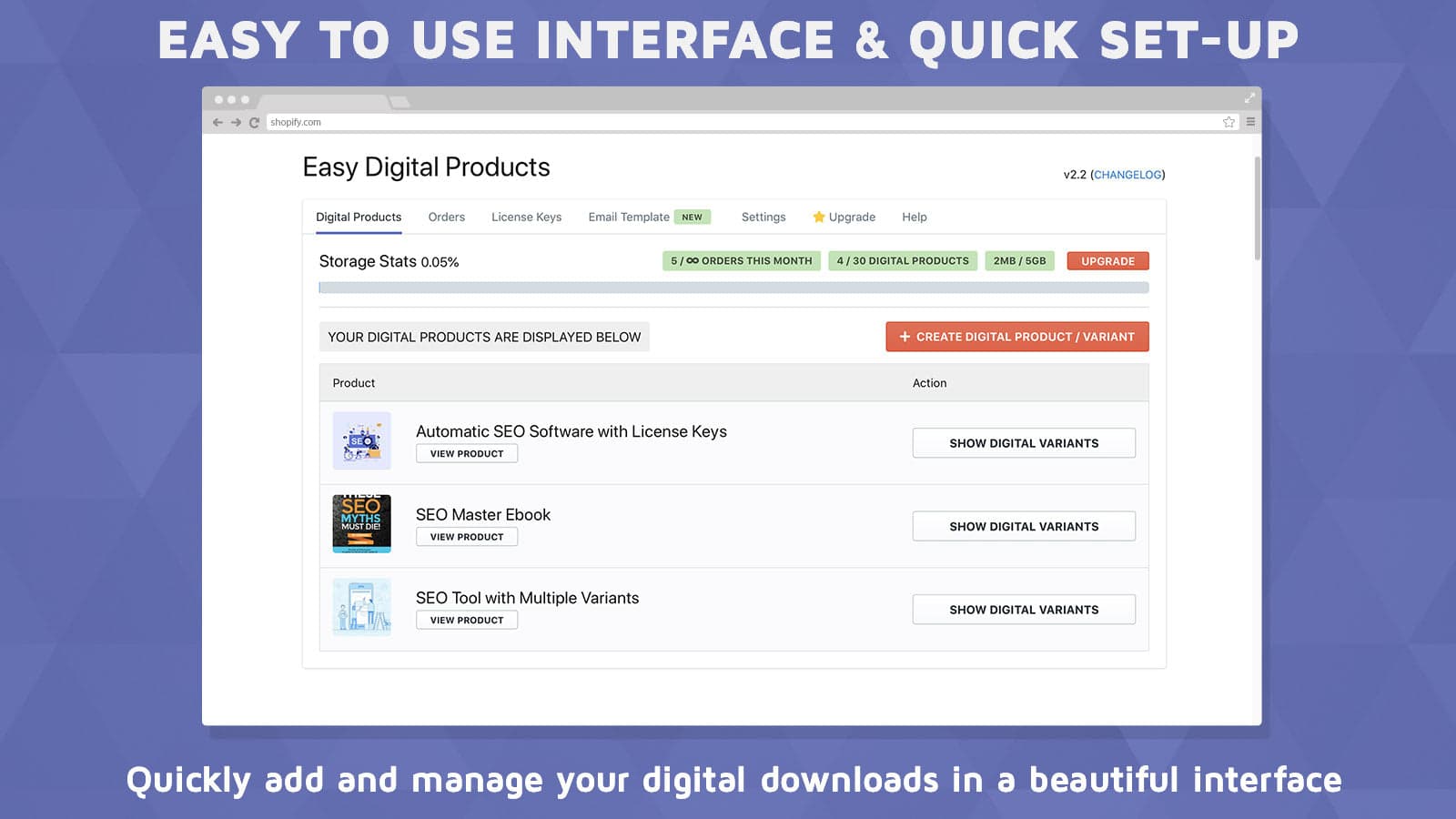 EDP ‑ Easy Digital Products screenshot 1