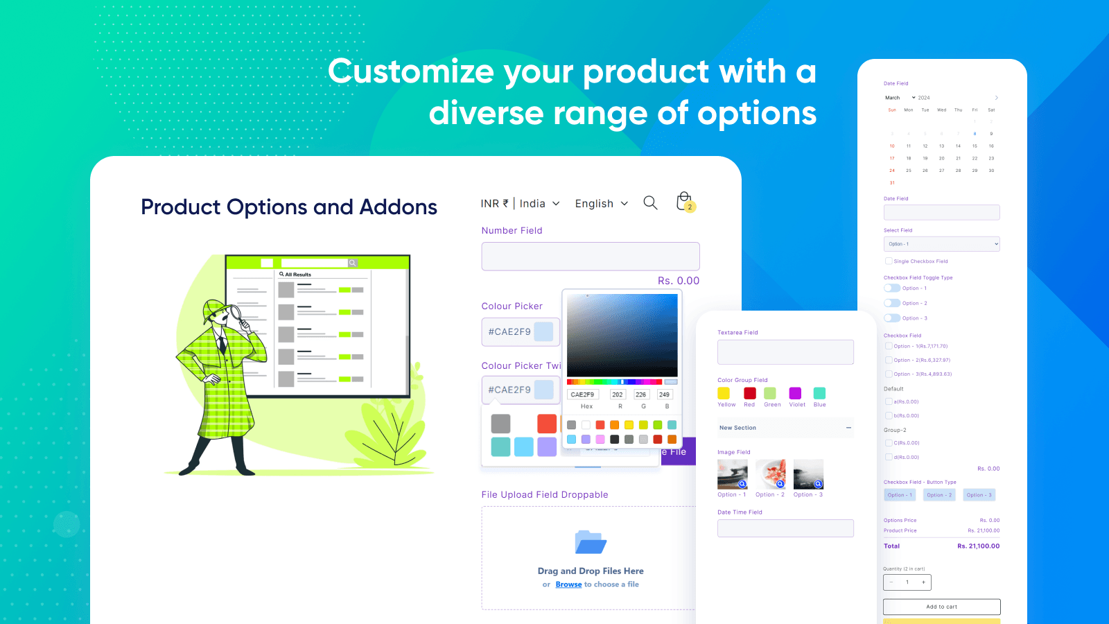 Aco ‑ Product Options & Addons screenshot 1