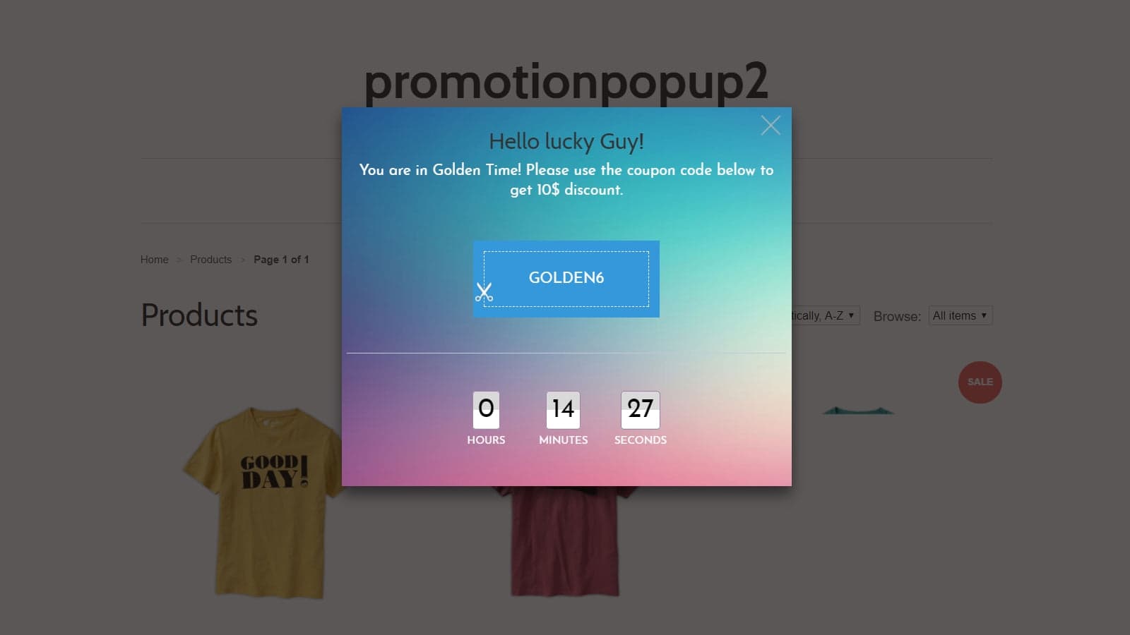 Squirai: Promotion Popup screenshot 1