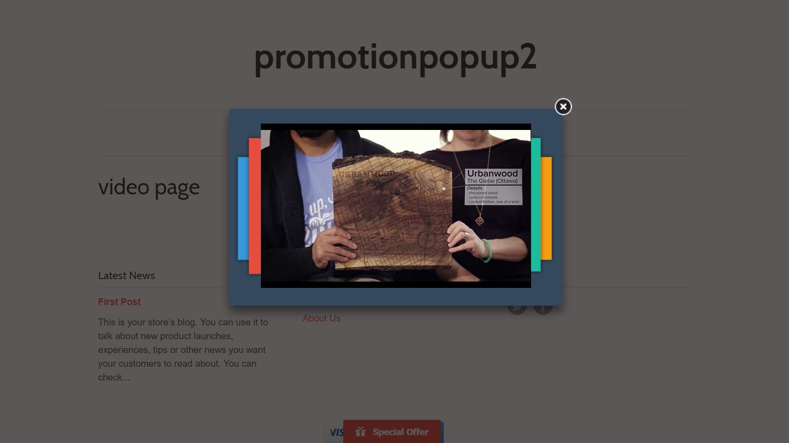 Squirai: Promotion Popup screenshot 2
