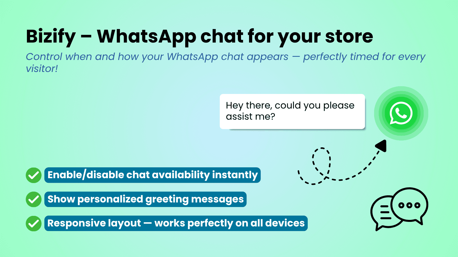 Bizify ‑ WhatsApp chat screenshot 1