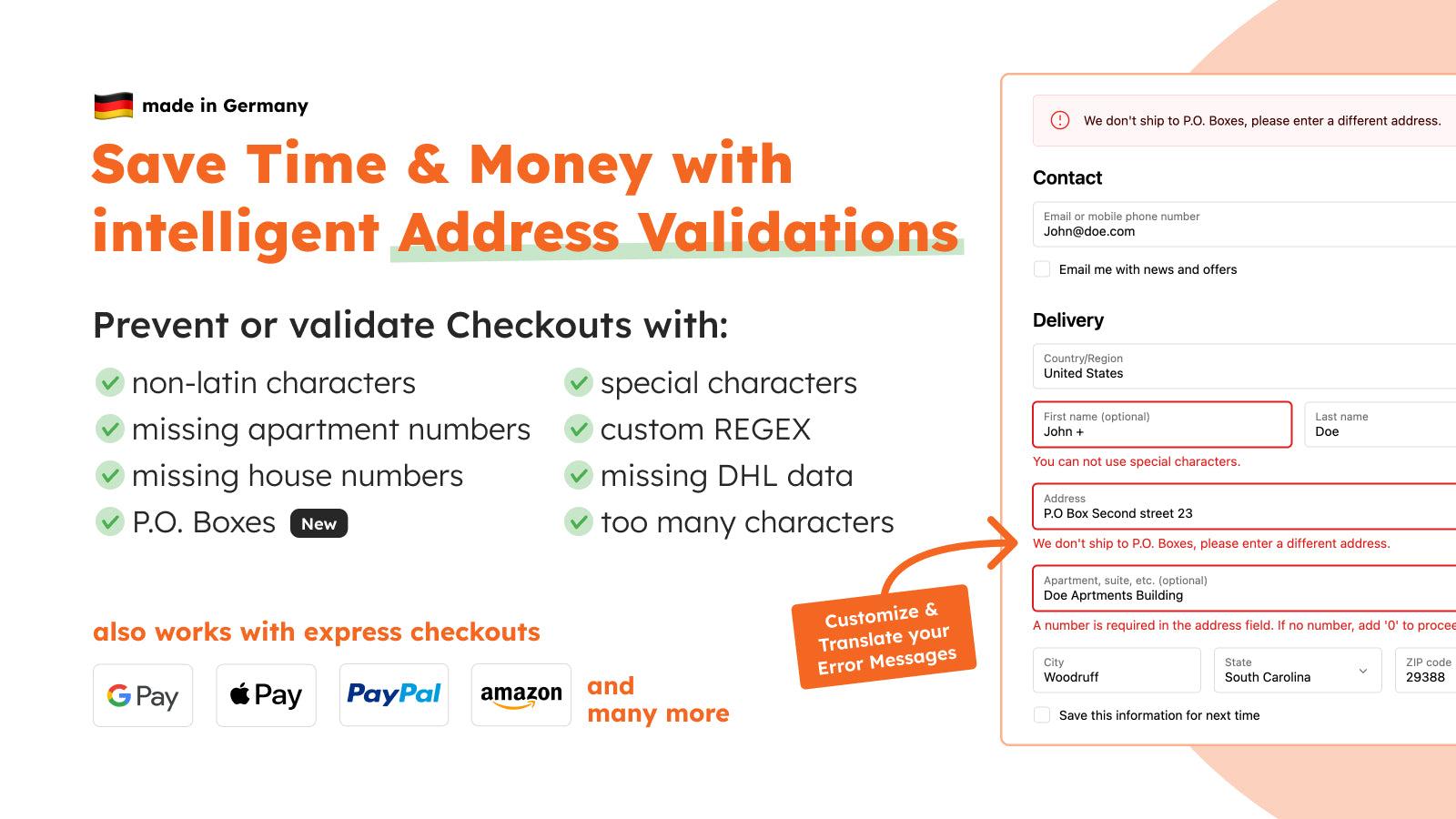Ninja Address Validation screenshot 1