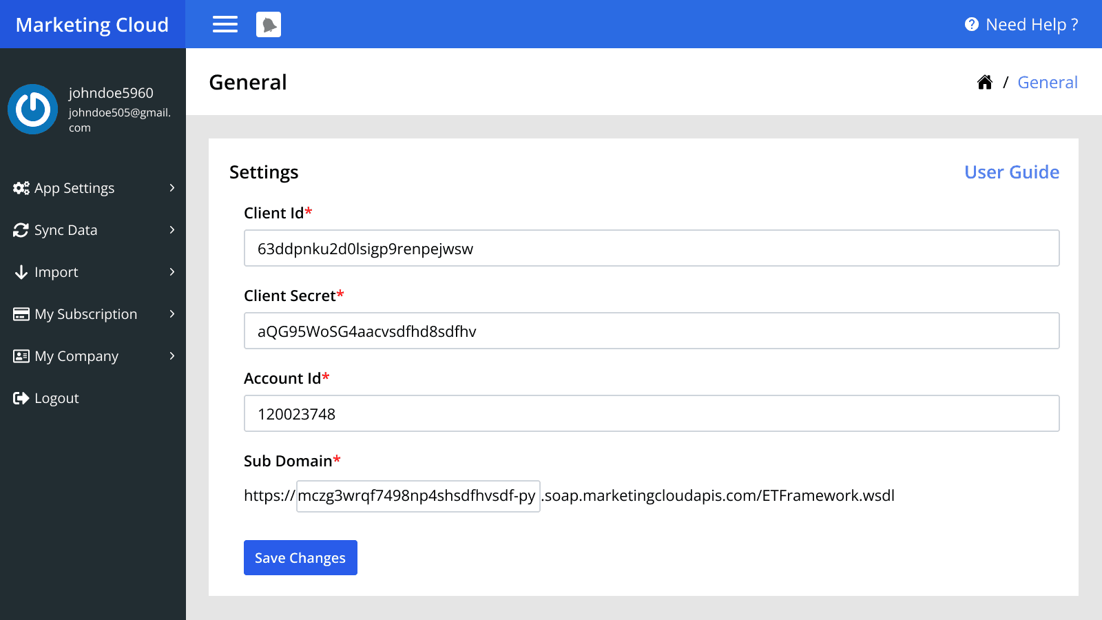 Webkul: Sync Marketing Cloud screenshot 1