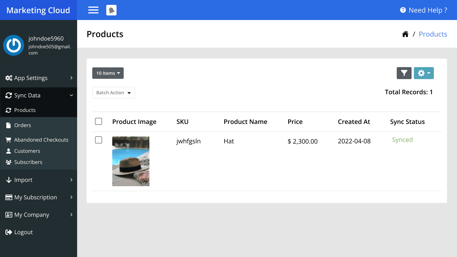 Webkul: Sync Marketing Cloud screenshot 2