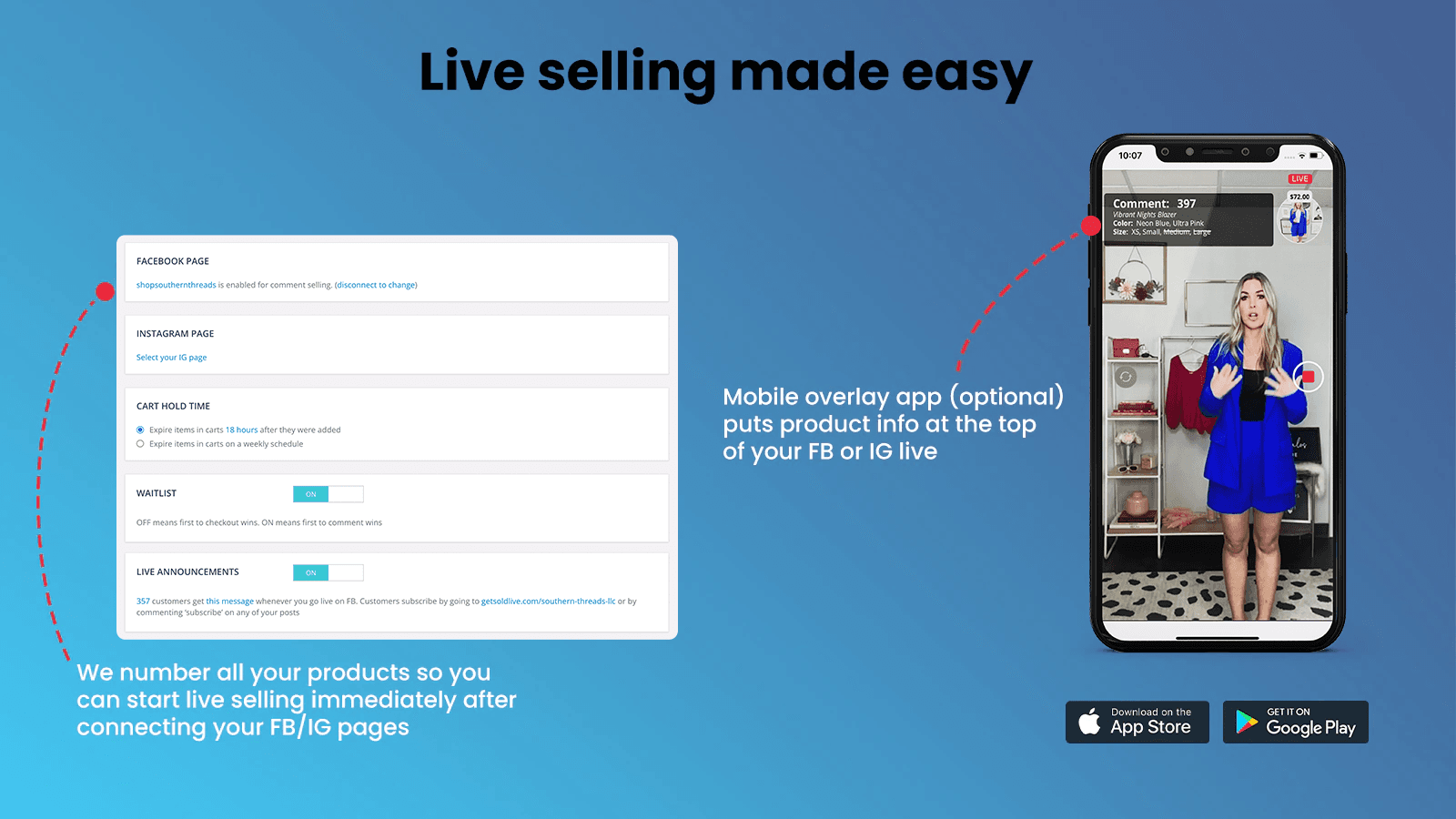SoldLive: FB & IG Live Selling screenshot 2