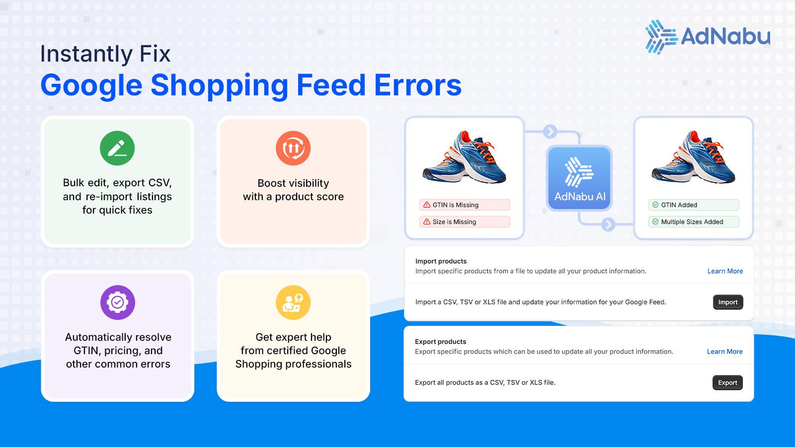Nabu for Google Shopping Feed screenshot 2