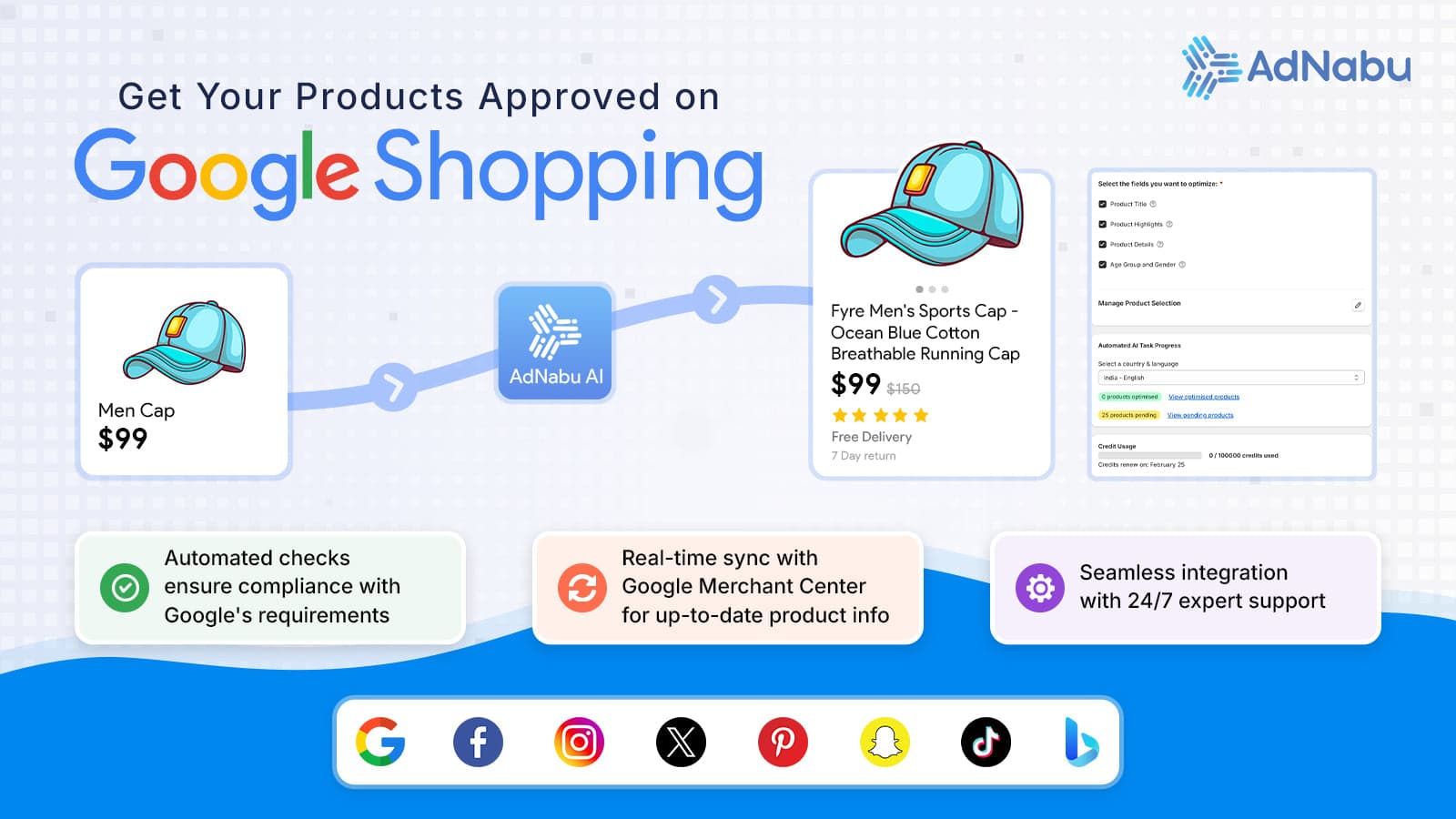 Nabu for Google Shopping Feed screenshot 1