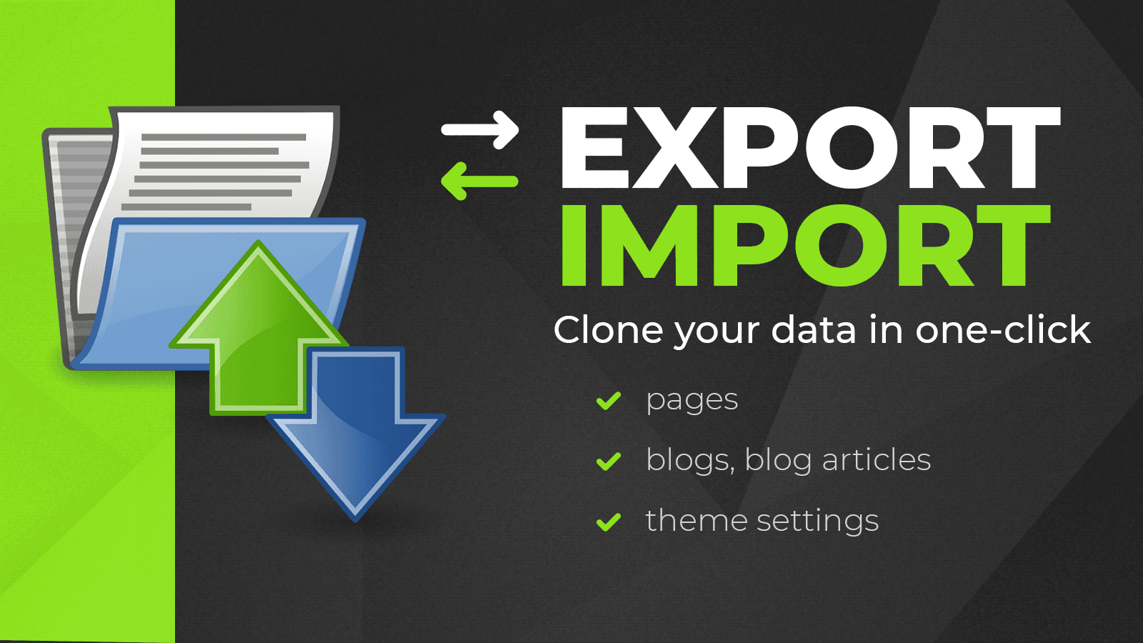 ExIm ‑ Export Import pages screenshot 1