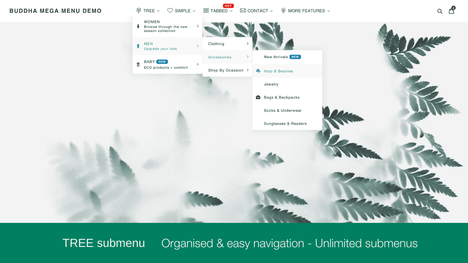Buddha Mega Menu & Navigation screenshot 2