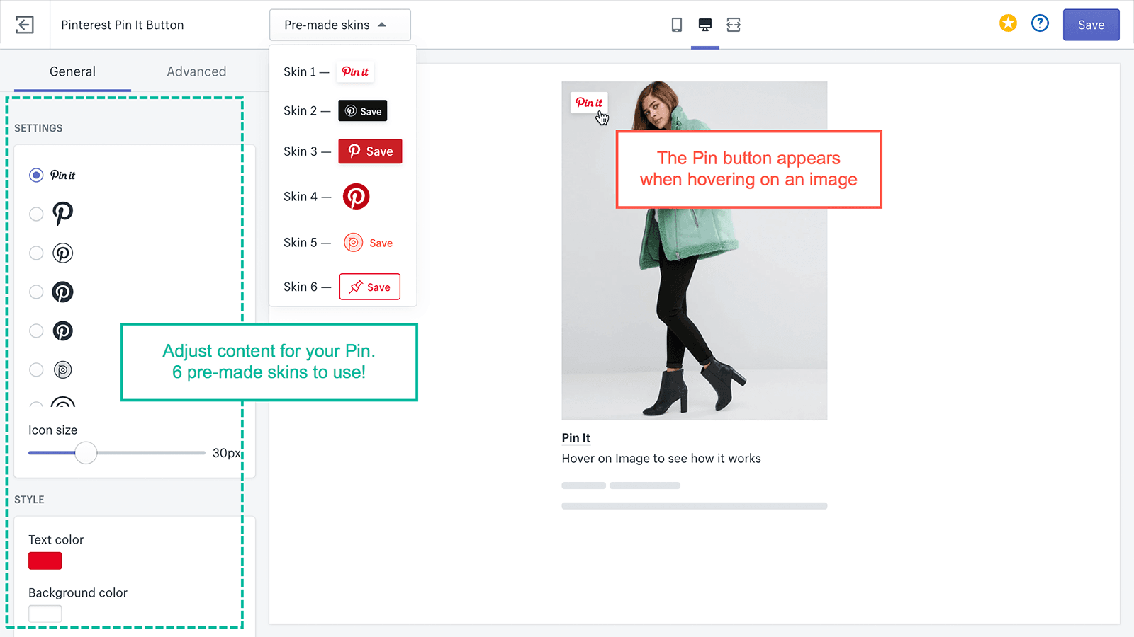 Pin it: Pinterest Save Button screenshot 2
