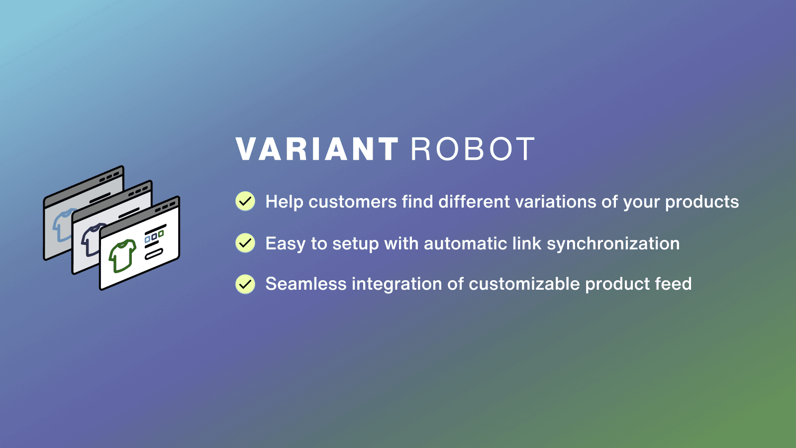 Variant Robot ‑ Product linker screenshot 1