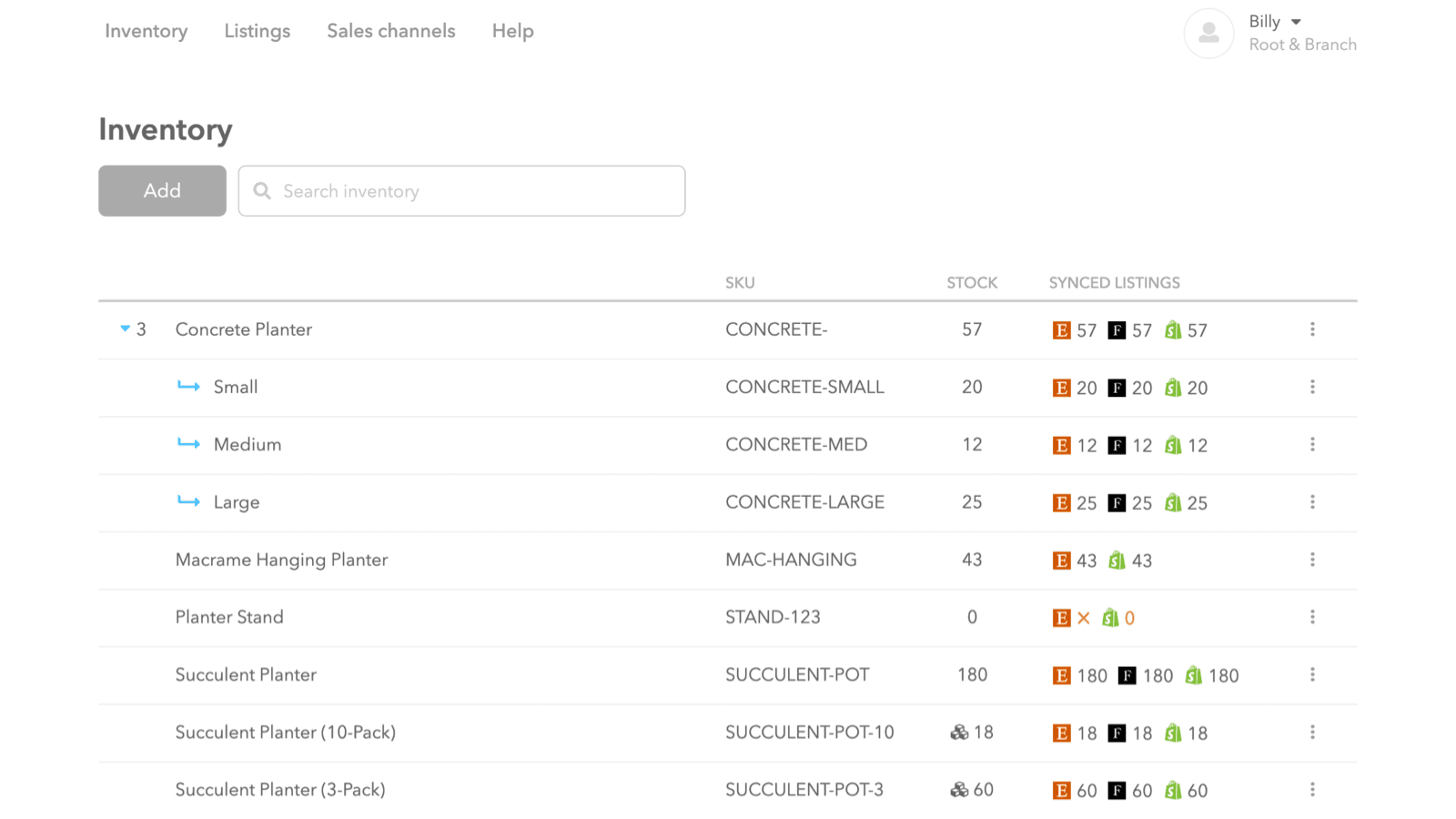 Trunk ‑ Stock Sync & Bundling screenshot 1
