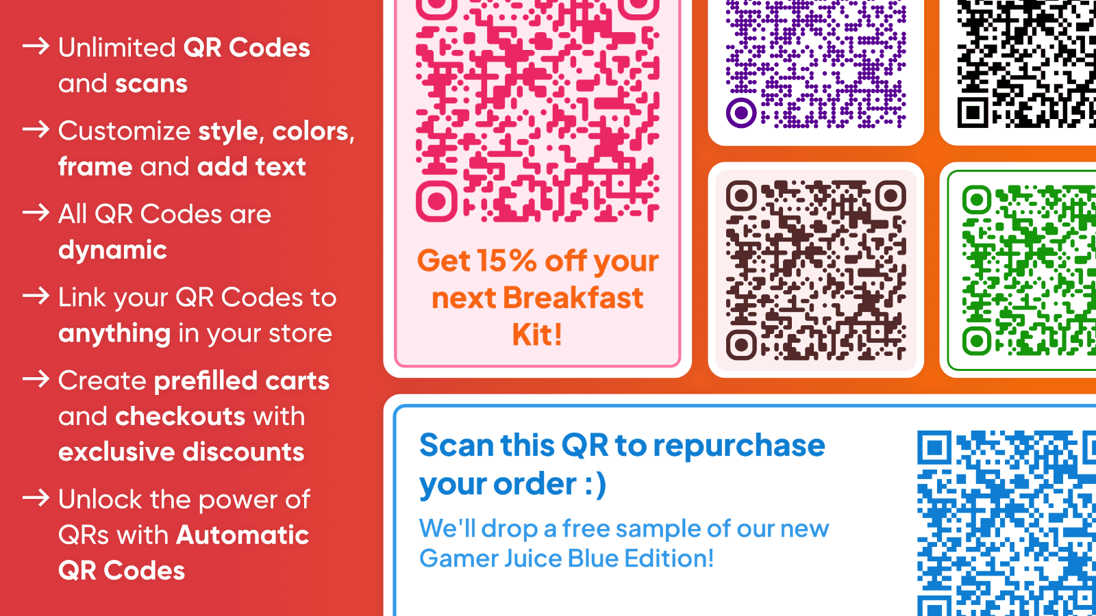 Spice QR Codes Generator screenshot 1