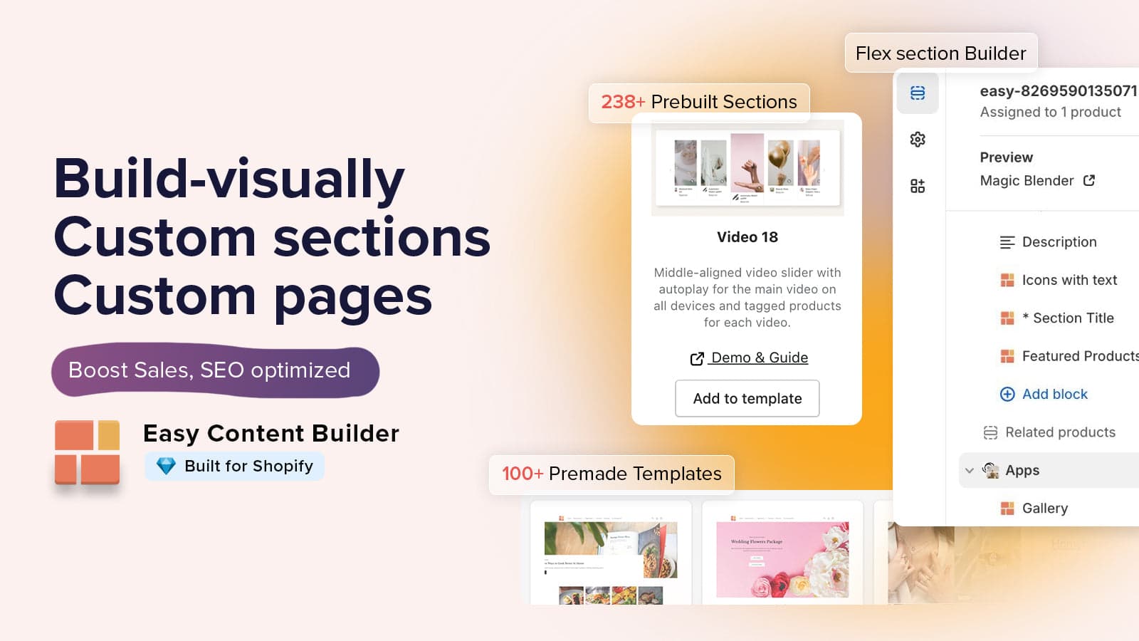 Posstack Easy Content Builder screenshot 1