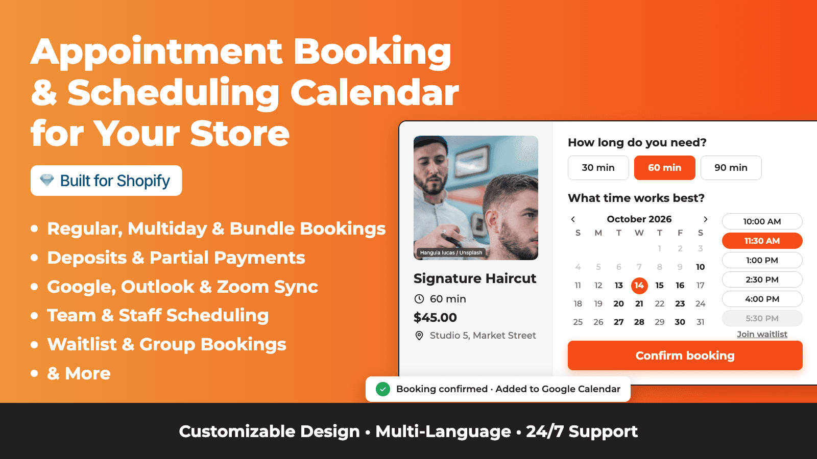 Hoppy Appointment Booking App screenshot 1