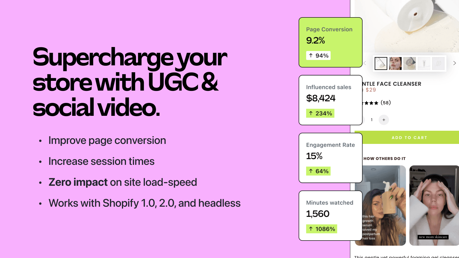 Novel Video Section & Carousel screenshot 2
