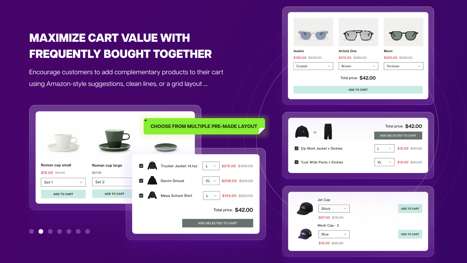 Tipo Related Products, Upsell screenshot 2
