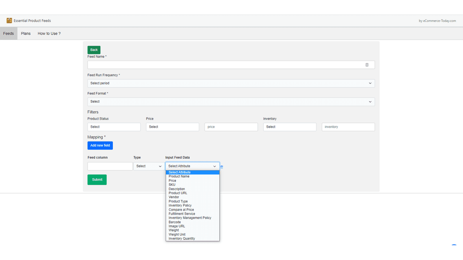 EcomEssentials: Product Feeds screenshot 2