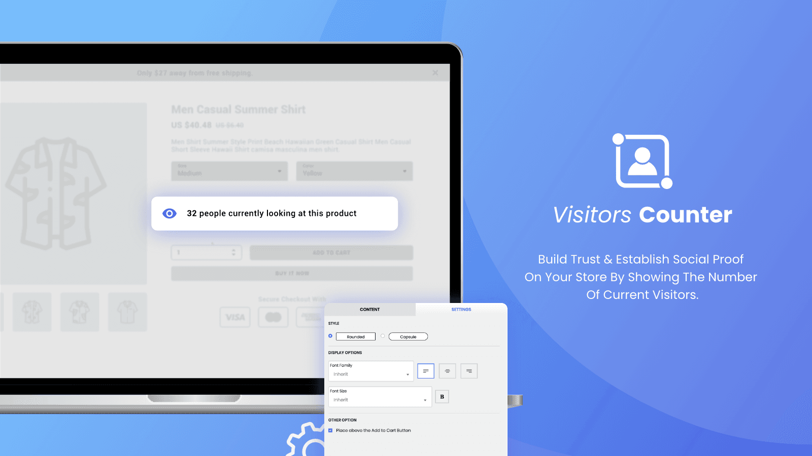 Trafficly ‑ Visitor Counter screenshot 1