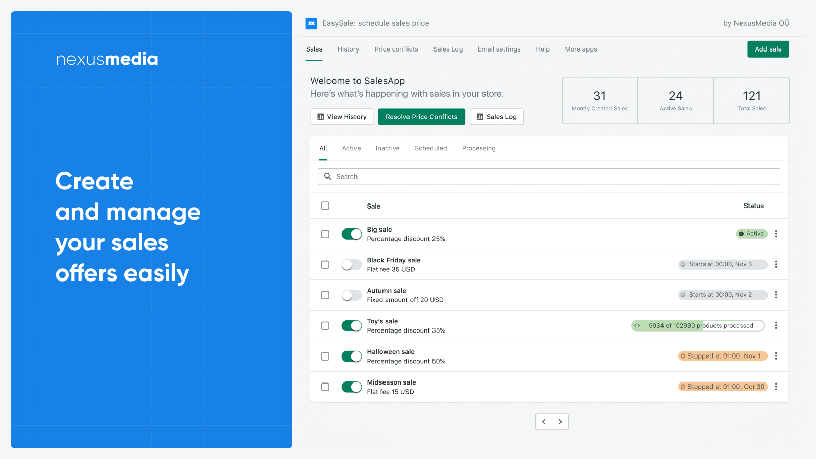 Easy:Sale Schedule Sales Price screenshot 2