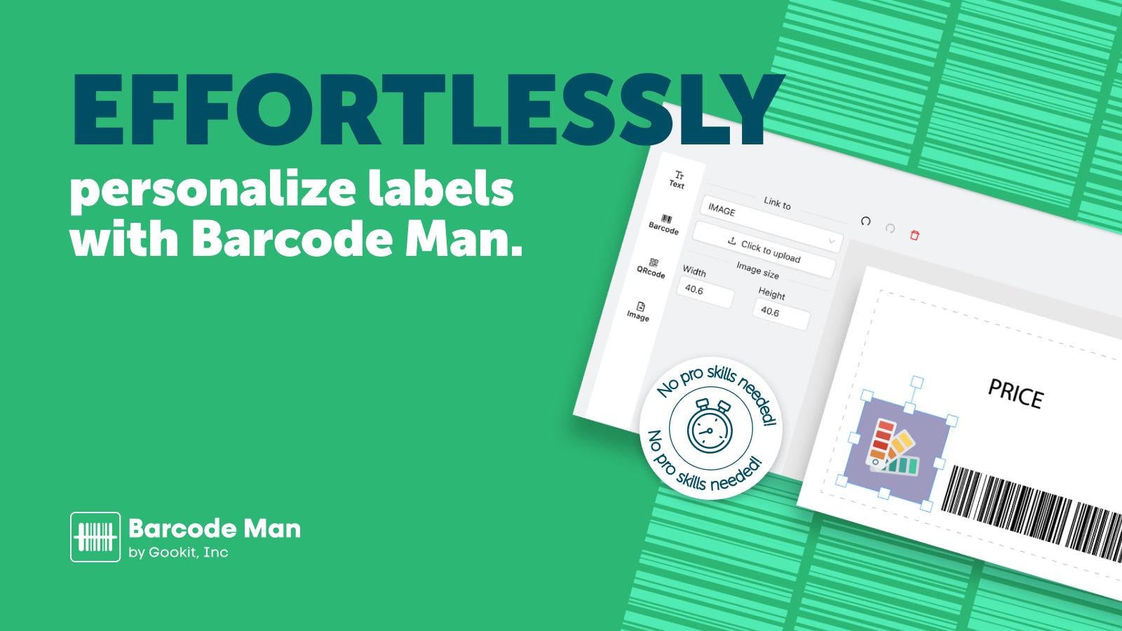 BarcodeMan Barcode Labels screenshot 2