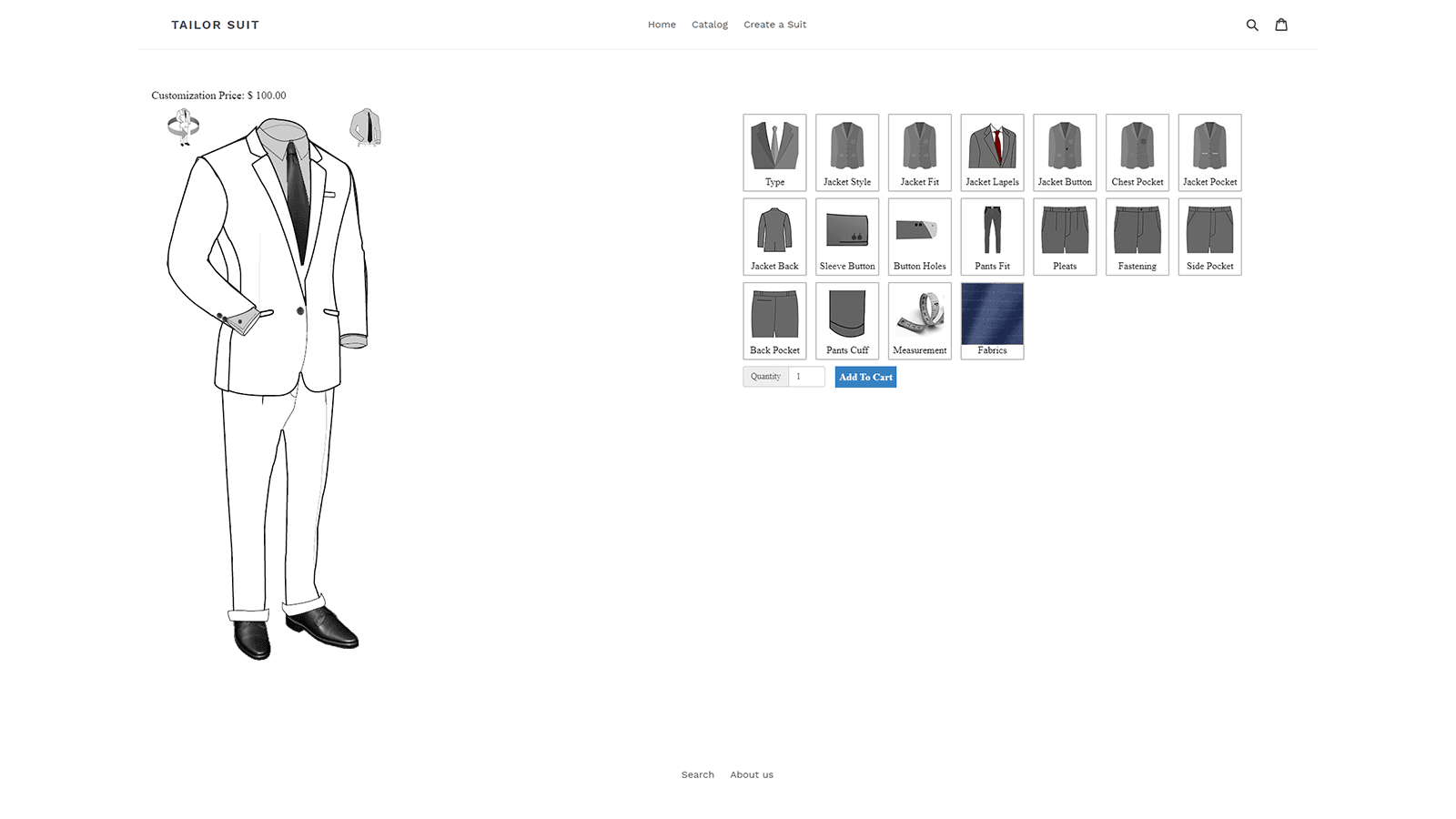 SuitBazi: Tailor Suit Shop screenshot 1