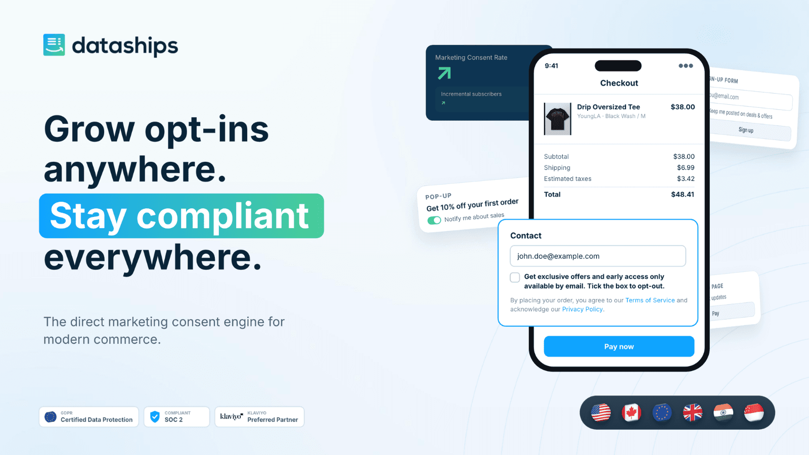 Dataships: Compliant Opt‑Ins screenshot 1