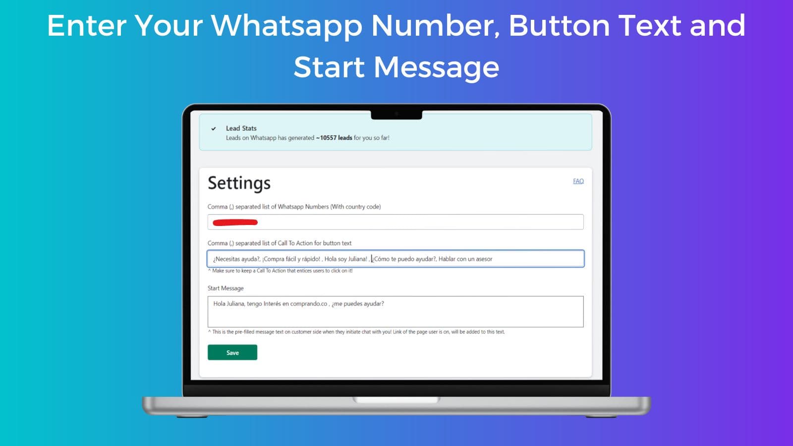 Whatsapp Button Pro screenshot 2