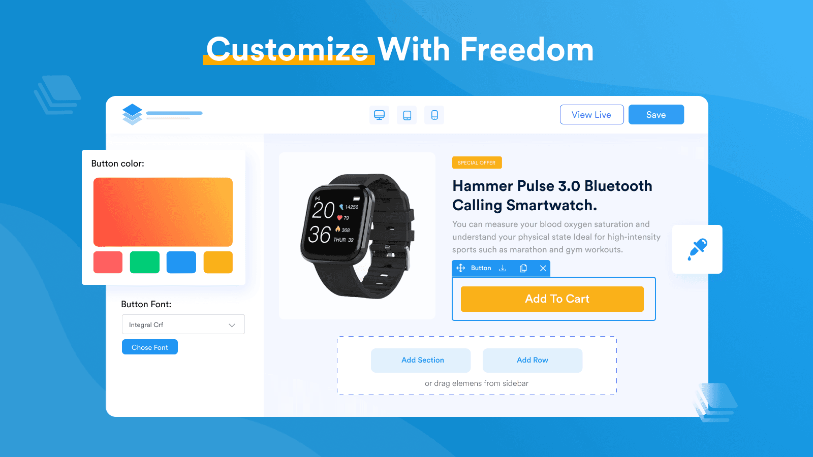 Zeno Landing Page Builder screenshot 2