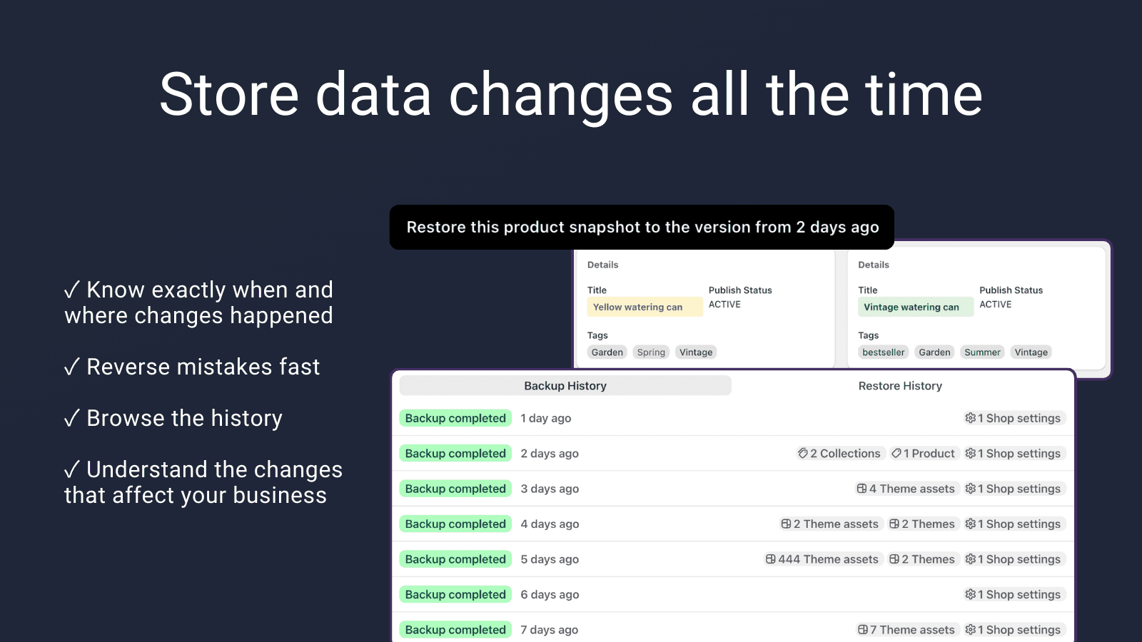 Talon Backups screenshot 1