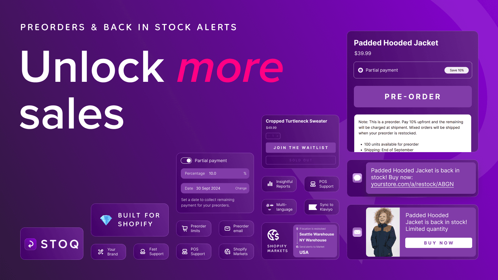 Preorder, Back In Stock ‑ STOQ screenshot 1