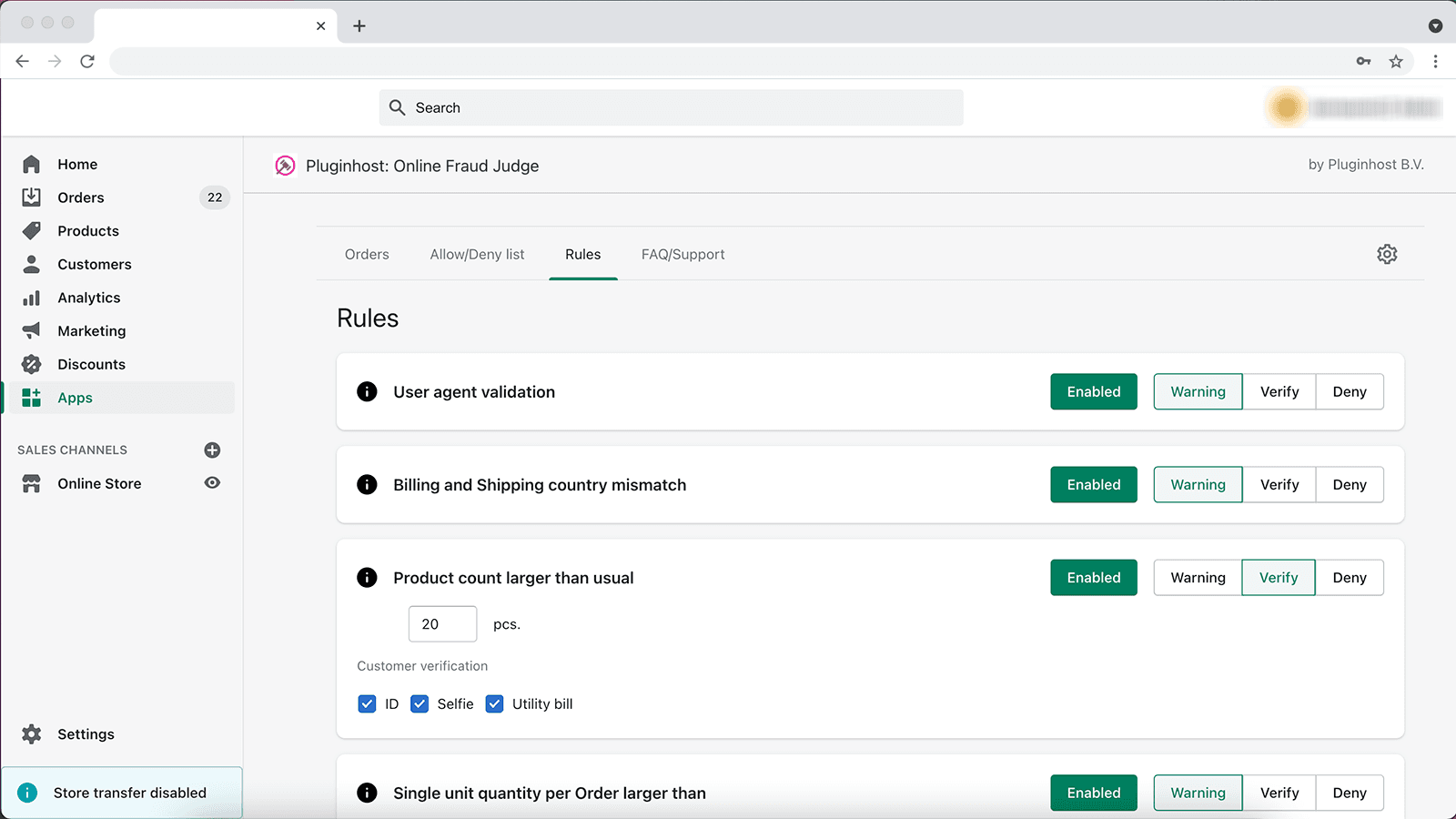 Fraud Judge Fraud Prevention screenshot 2