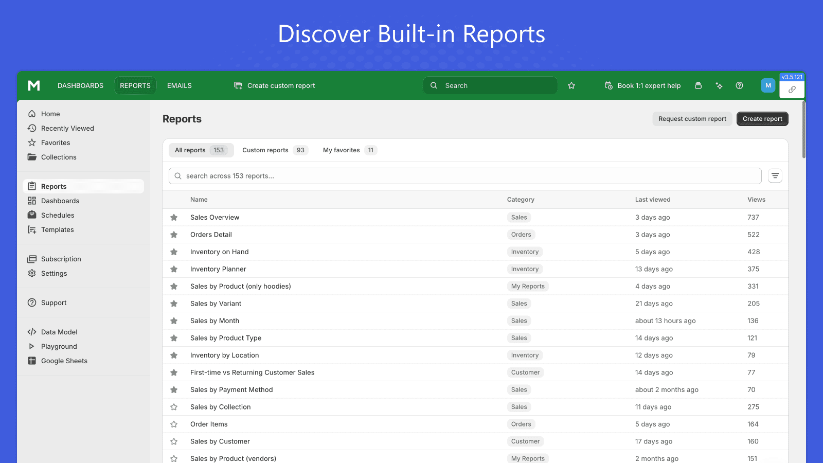 Mipler — Advanced Reports screenshot 2