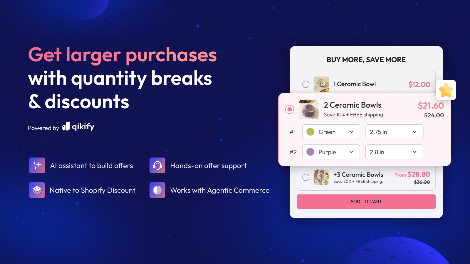 Qikify Volume Discounts Bundle screenshot 1