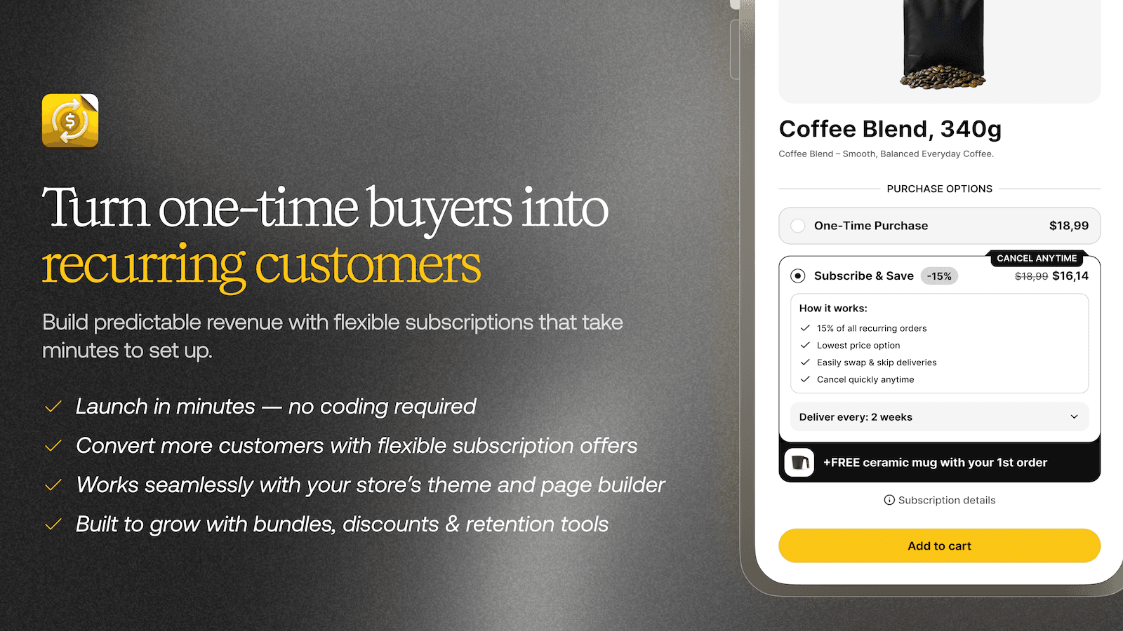 Kaching Subscriptions App screenshot 1