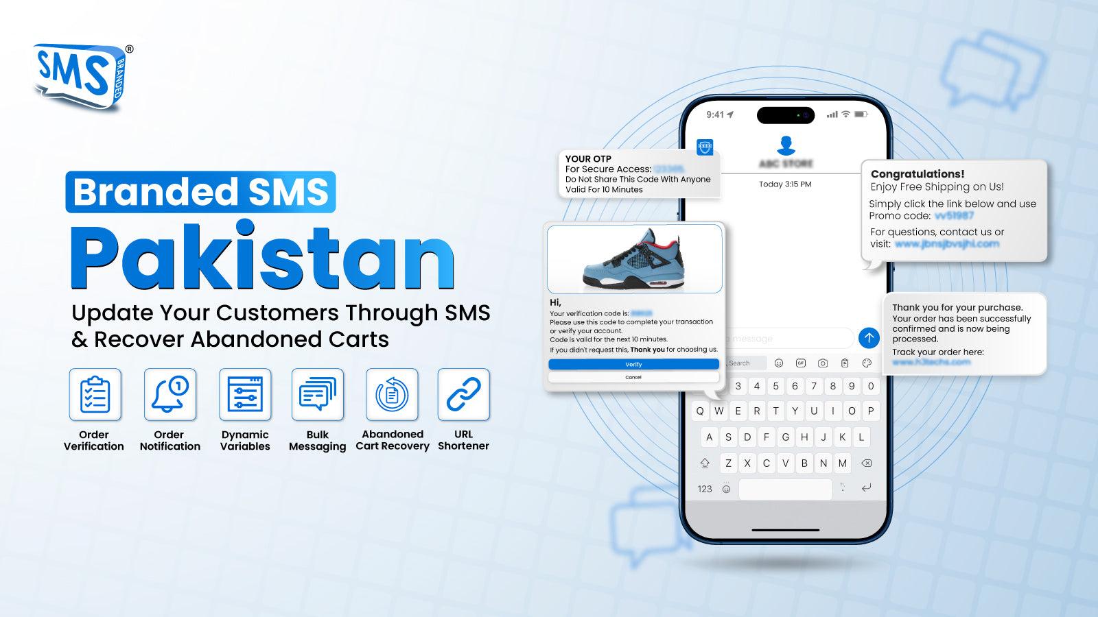Branded SMS Pakistan screenshot 1