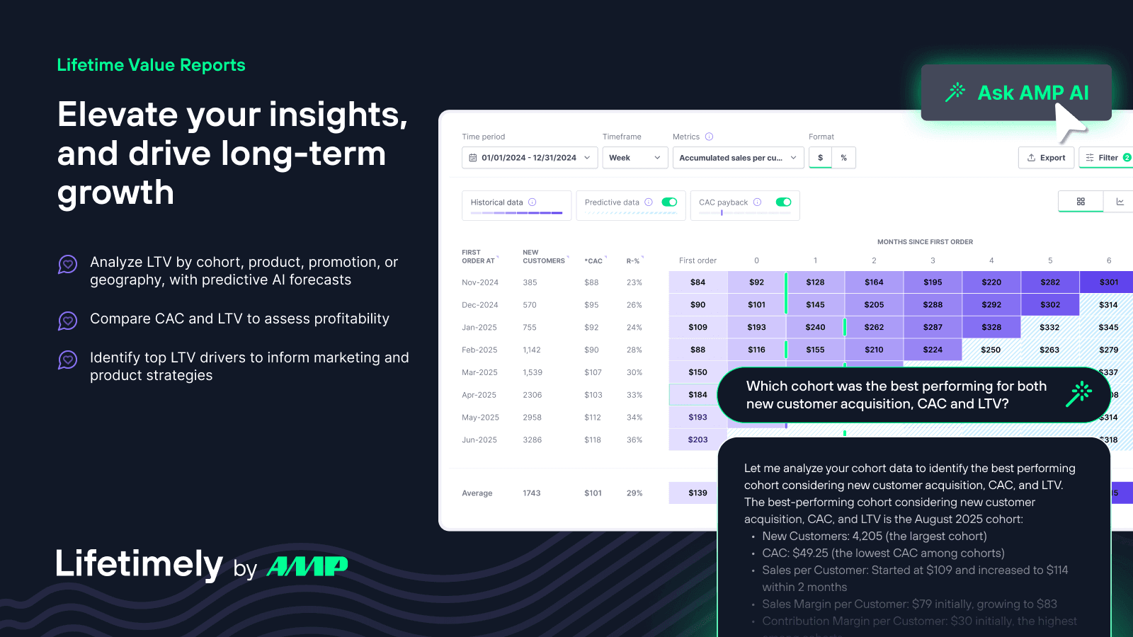 Lifetimely LTV & Profit by AMP screenshot 1