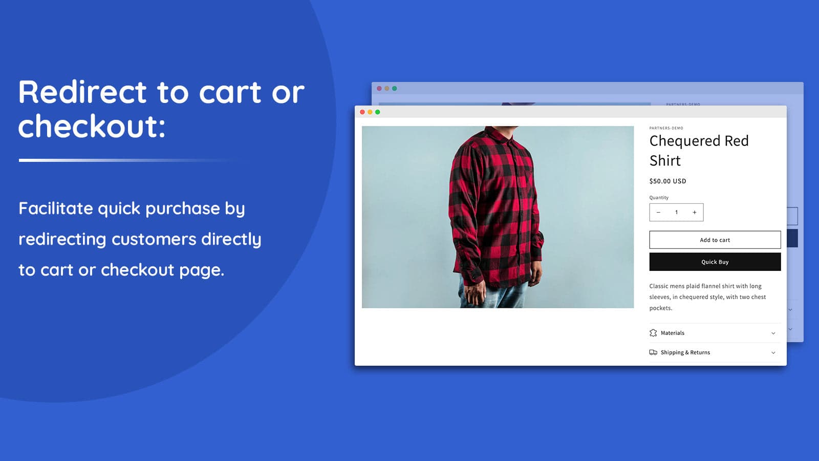 Addify ‑ Quick Buy Now Button screenshot 1