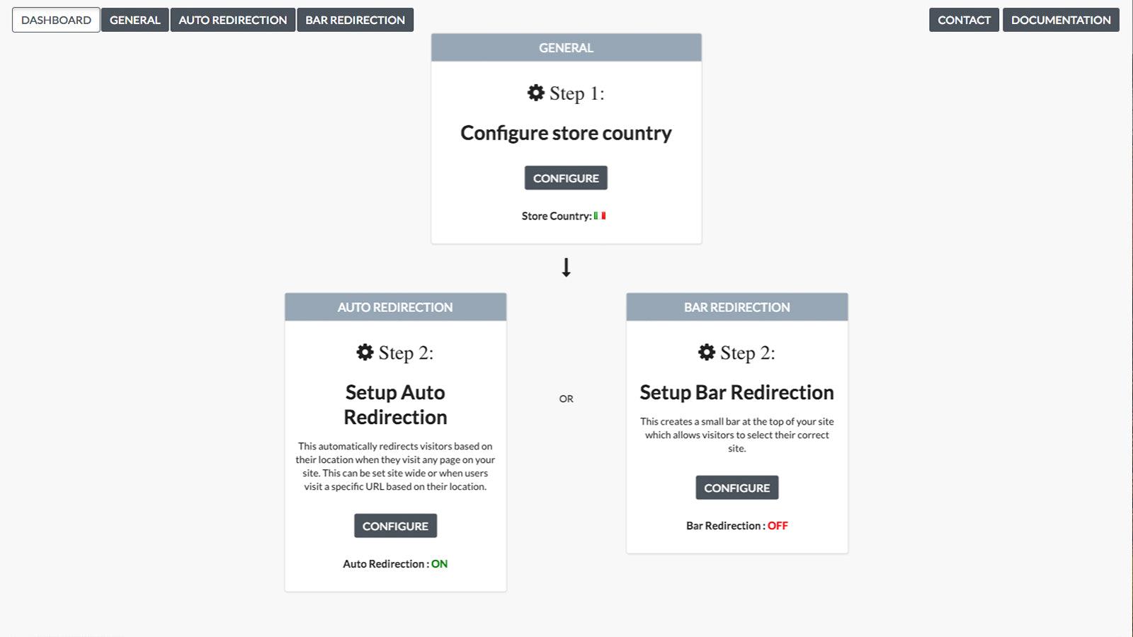 MOD: GeoLocation Redirect screenshot 2