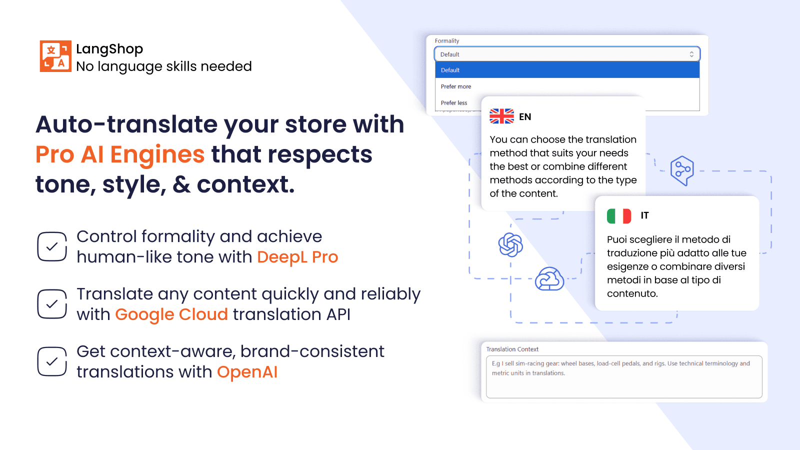 LangShop AI Language Translate screenshot 2