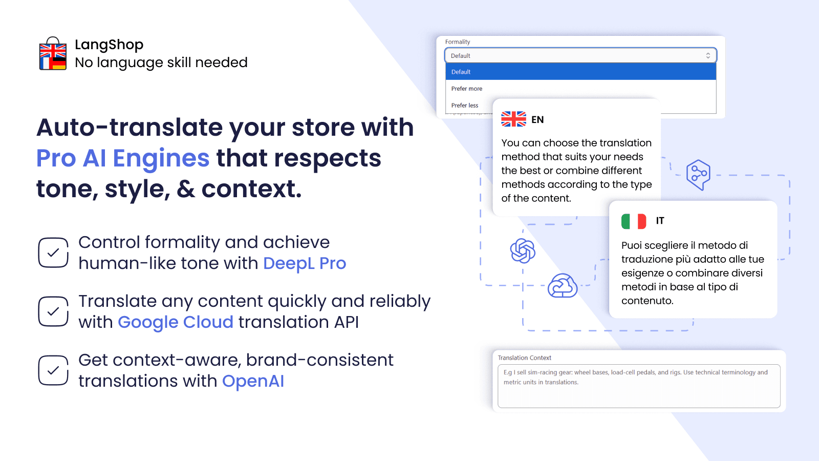 LangShop AI Language Translate screenshot 2