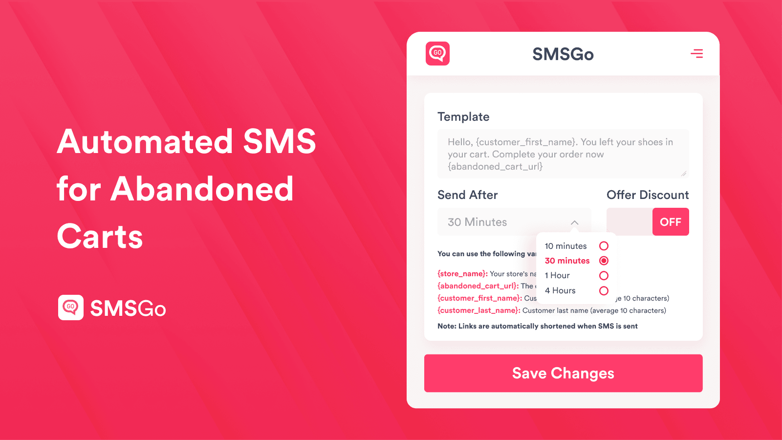 SMSGo: Abandoned Cart Recovery screenshot 2