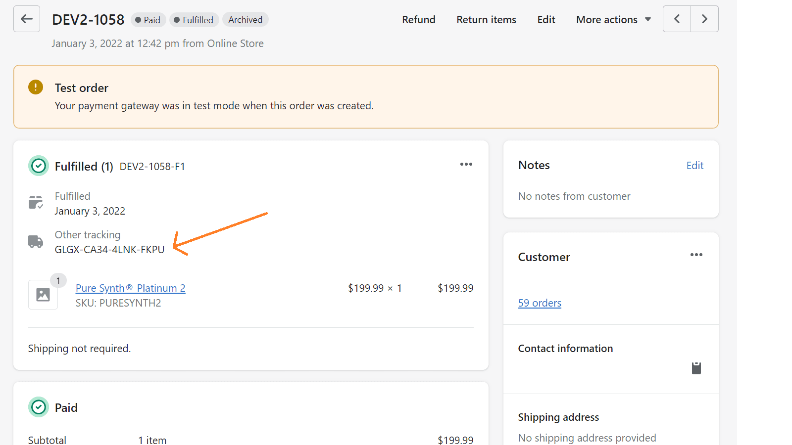 LicenseSpring Fulfillment screenshot 1