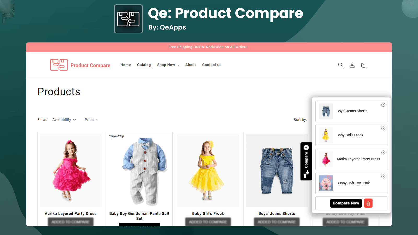 Qe: Product Compare screenshot 2