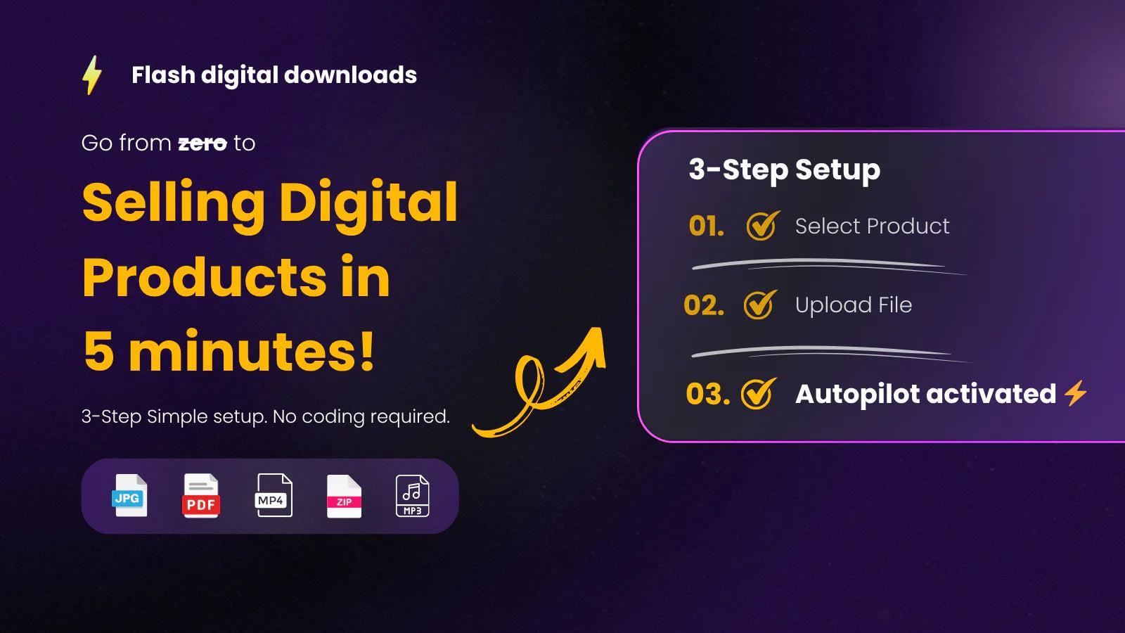 Digital Downloads PDF Flash screenshot 1