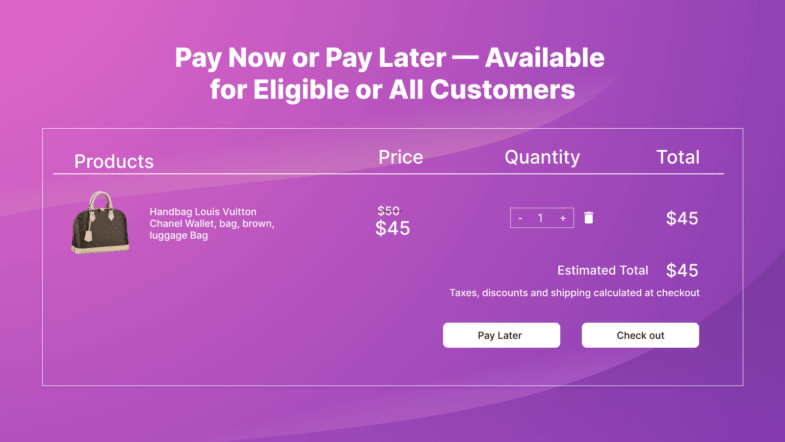 Charge Me Later, Wholesale app screenshot 2